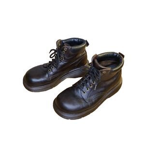 Dr. Martens Boots Women's 6 Brown Leather 8-Eyelet Chunky Ankle Made In England